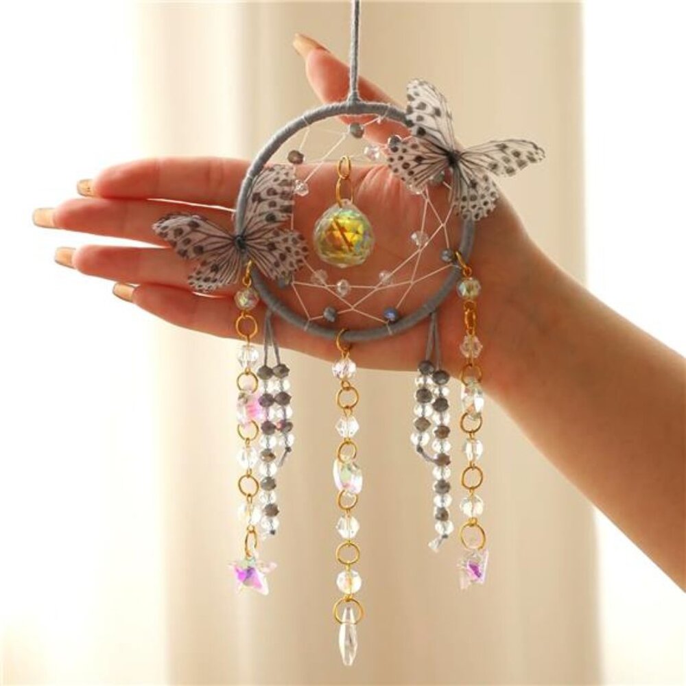 Butterfly Small Dream Catchers with Crystals